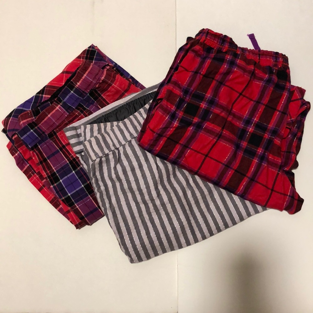 VS flannel pants.